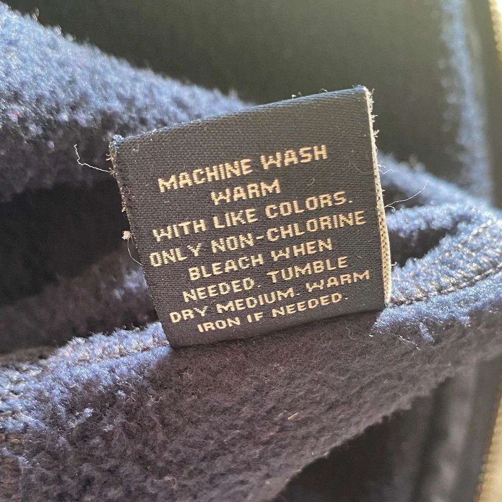 Abercrombie Kids Navy Blue Hoodie Jacket - Picture 8 of 8